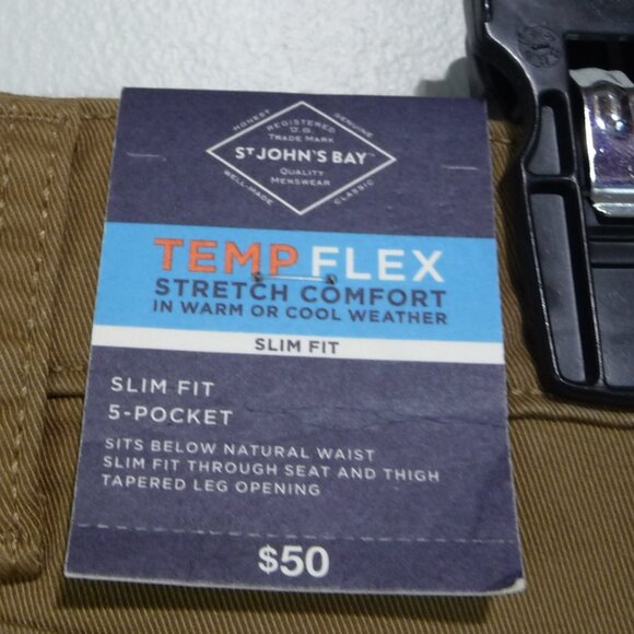 STRETCH PANTS SIZE 34X29 TEMP FLEX PANTS - Picture 4 of 7